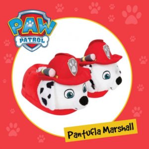 Pantufla paw patrol marshall mas kotas invierno 2019