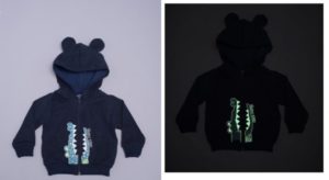 campera bebe brilla en la oscuridad Pecosos invierno 2019