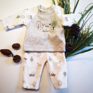 conjunto pantalon y buzo algodon frisa bebe Globito team invierno 2019