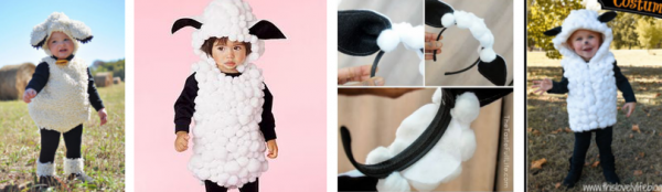 disfraz oveja niños