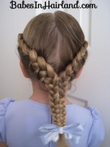 peinado de dos trenzas pegadas para niñas peinado de dos trenzas pegadas para niñas
