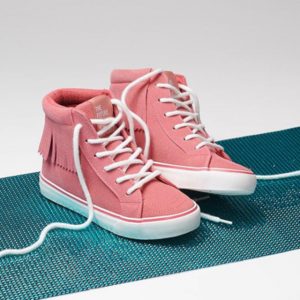 zapatilla botita gamuzada fleco niñas Atomik invierno 2019 