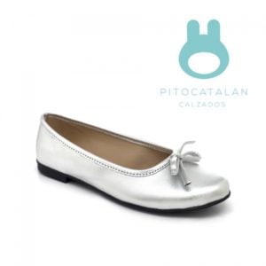 zapato plateado niña Pitocatalan invierno 2019