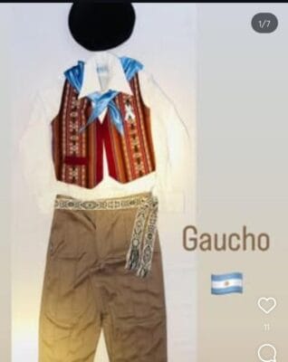 Disfraz de gaucho argentino 25 de mayo Disfraz de gaucho argentino 25 de mayo