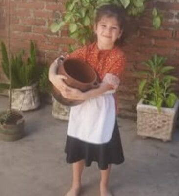 Disfraz de lavandera 25 de mayo Disfraz de lavandera 25 de mayo