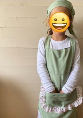 Disfraz de lavandera para nena 25 de mayo Disfraz de lavandera para nena 25 de mayo