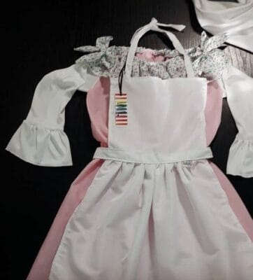 Disfraz de lavandera para niña 25 de mayo Disfraz de lavandera para niña 25 de mayo