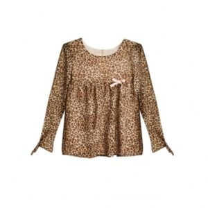 blusa animal print para niñas Mapamondo invierno 2019 1