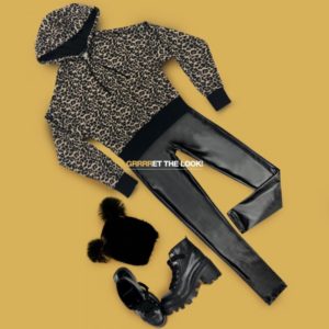 buzo animal print para niñas ona saez kids invierno 2019