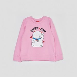 buzo liso con estampa para niña grisino invierno 2019 buzo liso con estampa para niña grisino invierno 2019