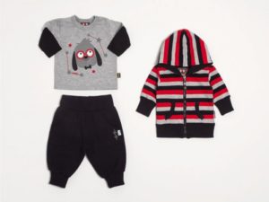 campera a rayas Look bebe Owoko invierno 2019