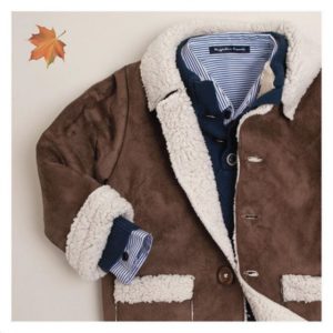 magdalena esposito saco gamuza y corderito niño invierno 2019