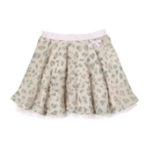 minifalda animal print para niñas Mapamondo invierno 2019