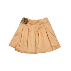 minifalda de seda plisada para niñas Mapamondo invierno 2019 1