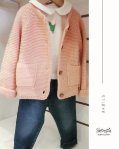 saco tejido para niña swepper invierno 2019