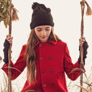 tapado rojo de paño para niña Paula Cahen Danvers invierno 2019 tapado rojo de paño para niña Paula Cahen Danvers invierno 2019