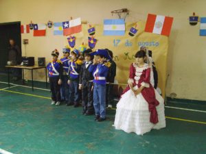 acto escolar san martin