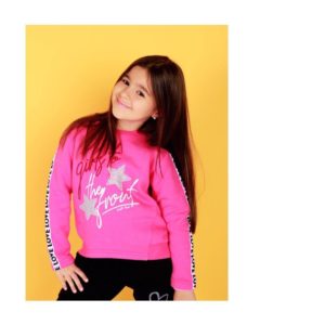 buzo de algodon rosa para niña Soft red invierno 2019