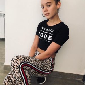 calza deportiva animal print niñas So cippo invierno 2019