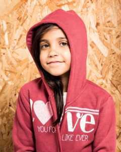 campera algodon frisa niña Coffee Baby kids invierno 2019