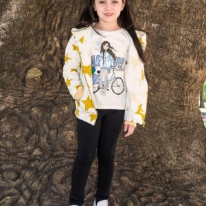 campera algodon frisado estrellas niña Gretty invierno 2019