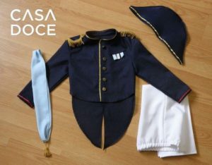 disfraz para niño de belgrano en tela