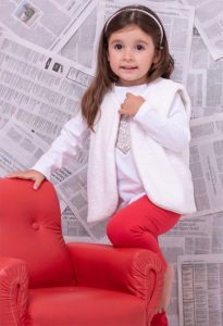 look urbano chaleco niña invierno 2019 risata