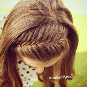 peinado para niñas con pelo corto