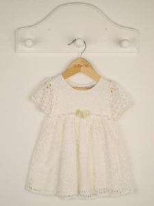 vestido blanco beba fiesta bautismo lelefantino invierno 2019