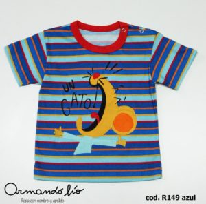 Remeras para bebes armando lio primavera verano 2020
