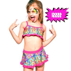 bikini pollera niña dilo tu verano 2020