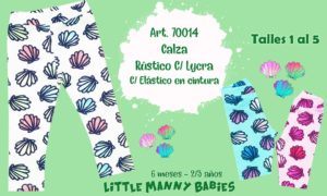 calzas largas rustico con lycra beba little manny primavera verano 2020