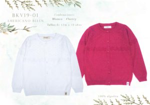 camperas de hilo para niñas Swepper primavera verano 2020