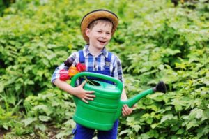 disfraz de jardinero para niño