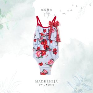 malla con volados beba niña Madrehija verano 2020