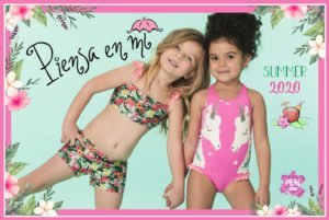 piensa en mi bikini short niña y enteriza verano 2020
