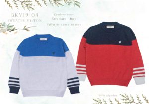 sweater de hilo para niños Swepper primavera verano 2020