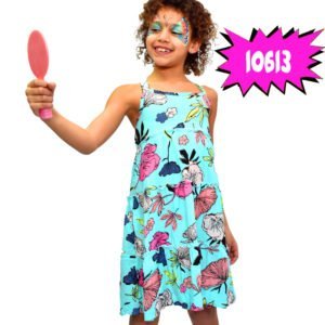 vestido estampa floreada niña dilo tu verano 2020