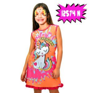 vestido gaticorn niña dilo tu verano 2020