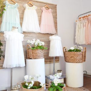 vestidos de microtul para niñas verano 2020