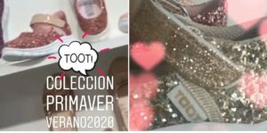 zapatillas con brillos toot verano 2020