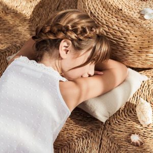 blusa plumeti y puntilla niña Pioppa verano 2020