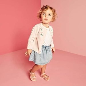 cardigans y pollera denim niña Cheeky verano 2020 cardigans y pollera denim niña Cheeky verano 2020