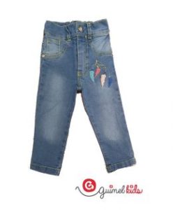 jeans bordado niñas Guimel verano 2020