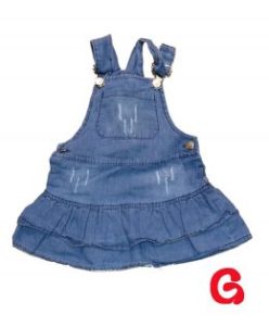 jumper con volado beba jeans Guimel verano 2020