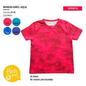 remera batik niño Bazzy verano 2020
