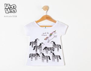 remera unicornio beba Veo veo primavera verano 2020