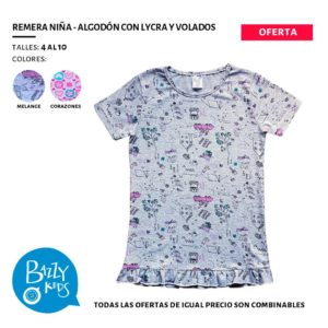 remeras estampadas niñas Bazzy verano 2020 remeras estampadas niñas Bazzy verano 2020