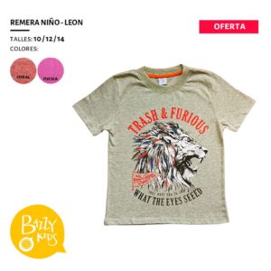 remeras para niños Bazzy verano 2020