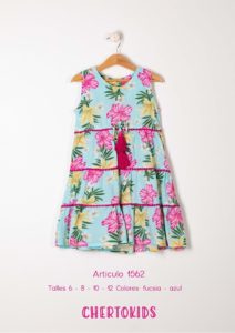 solero estampa tropical niña verano 2020 Chertokids solero estampa tropical niña verano 2020 Chertokids